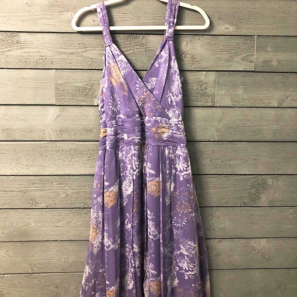 NWT To the Max by BCBG Iris Silk Dress Sz 6 Spring Summer Wedding Party Vacation - Picture 3 of 6
